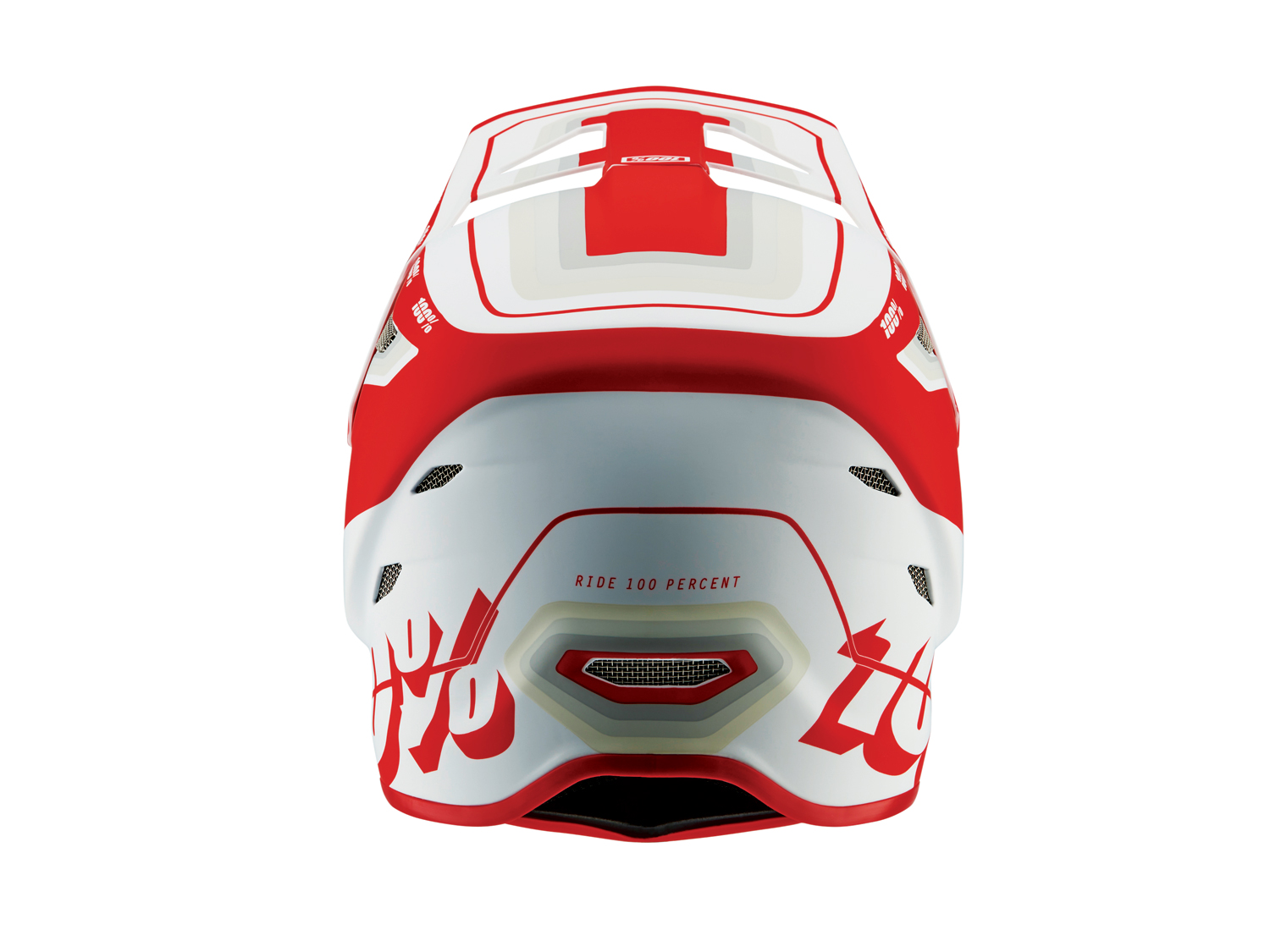 100% STATUS Downhill/BMX Topenga Red/White - 3