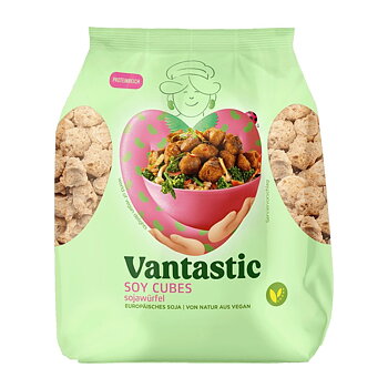 torkade grytbitar av soja 250g vantastic