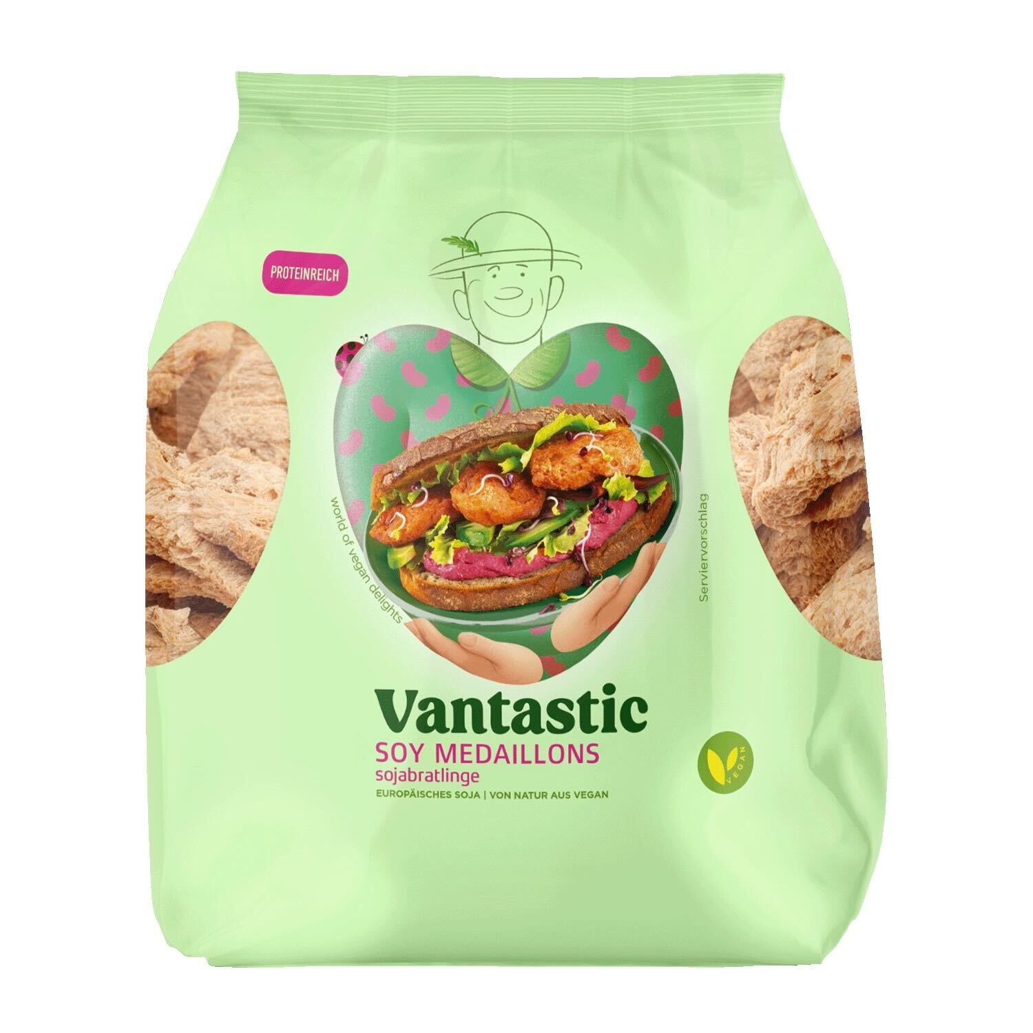 Torkade sojamedlajonger vantastic 200g