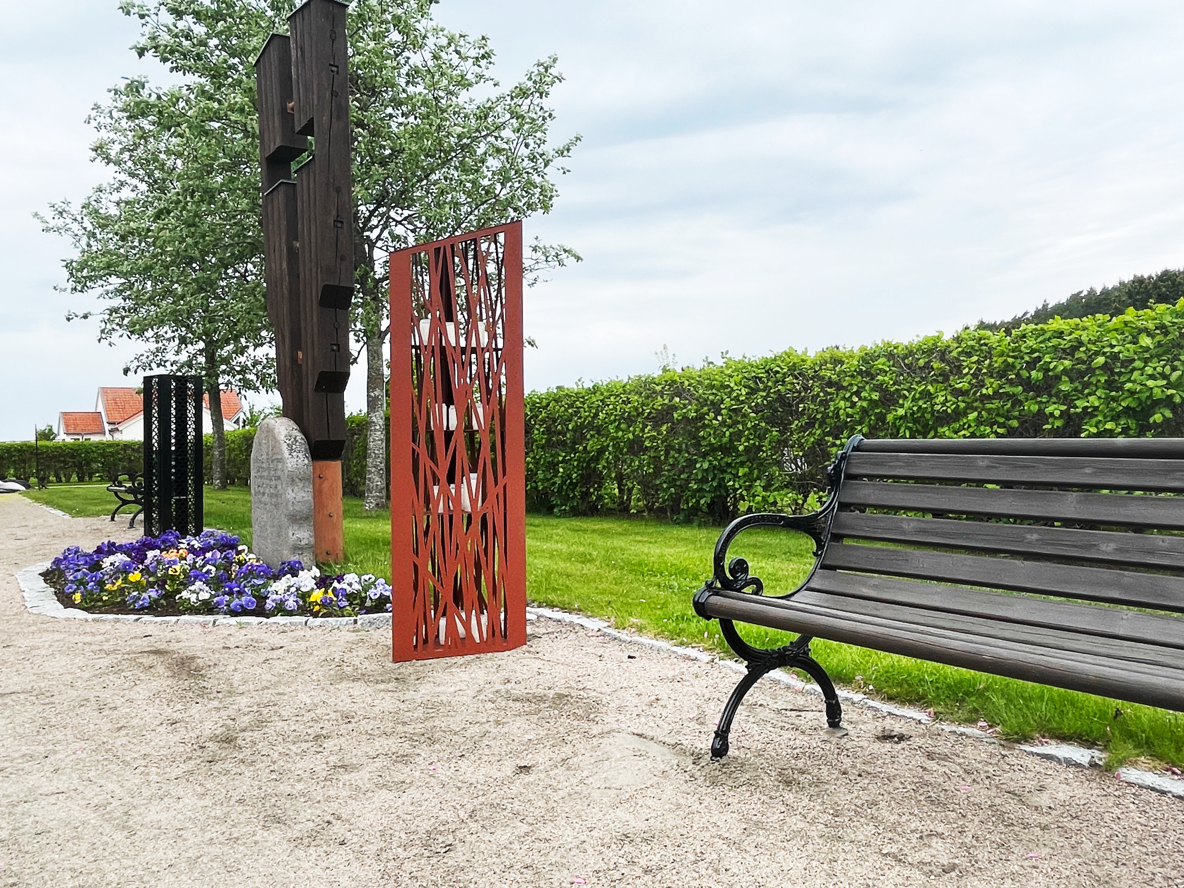 Ljusskåp Strå Corten