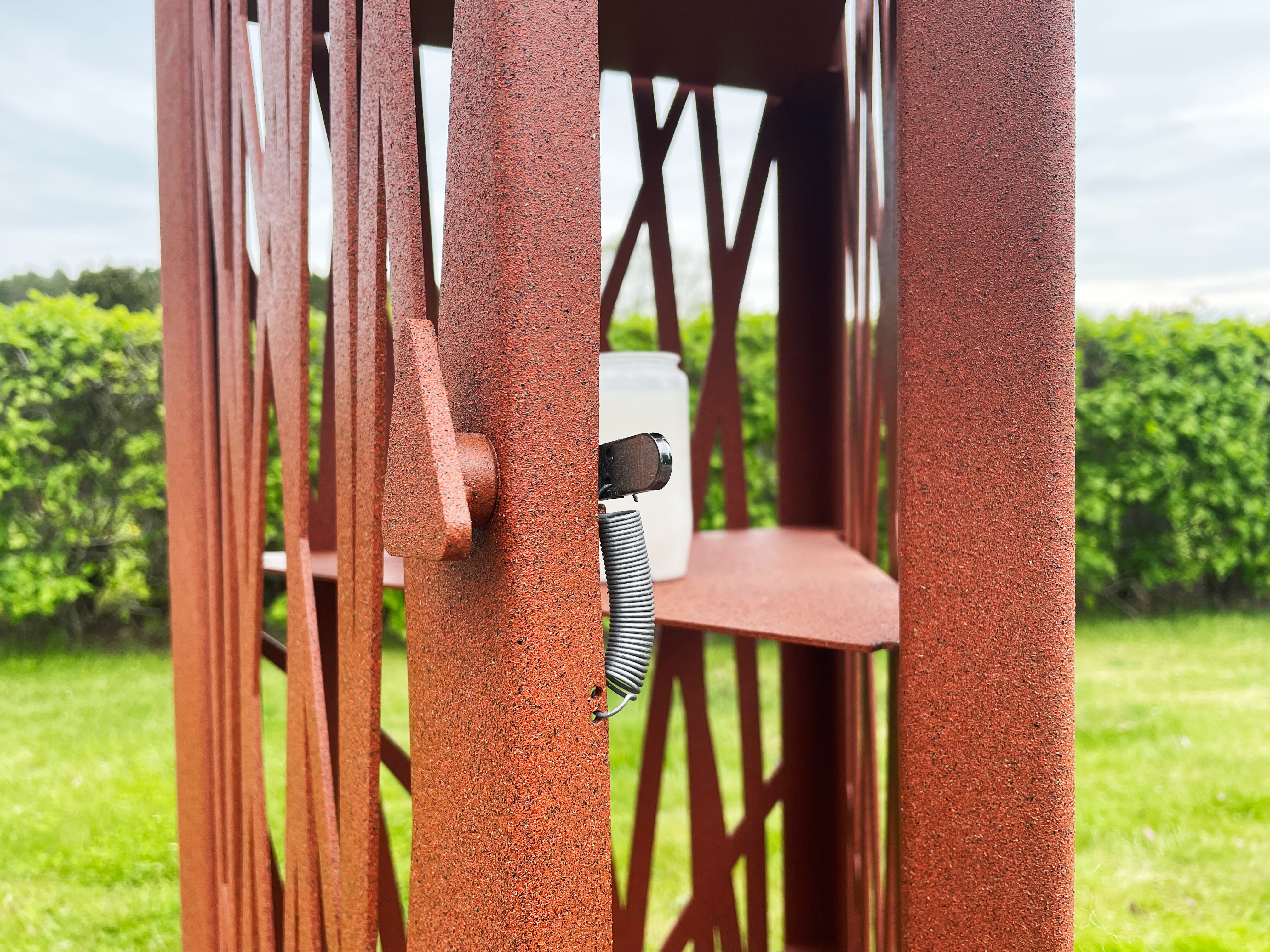 Ljusskåp Strå Corten - 3