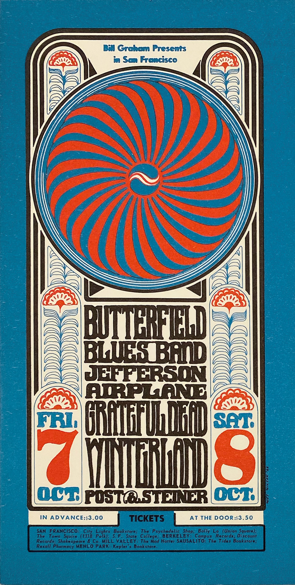 GRATEFUL DEAD, JEFFERSON AIRPLANE, BUTTERFIELD BLUES BAND
