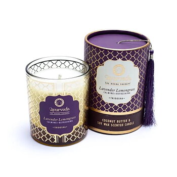 Tridosha Lavender Lemongrass Ayurveda Scented Candle