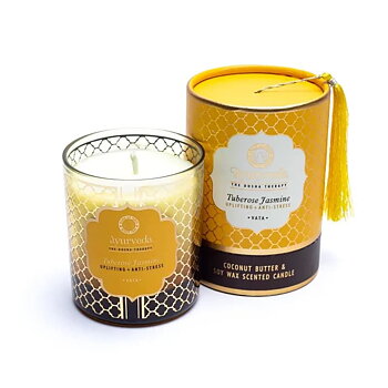 Vata Tuberose Jasmine Ayurveda Scented Candle