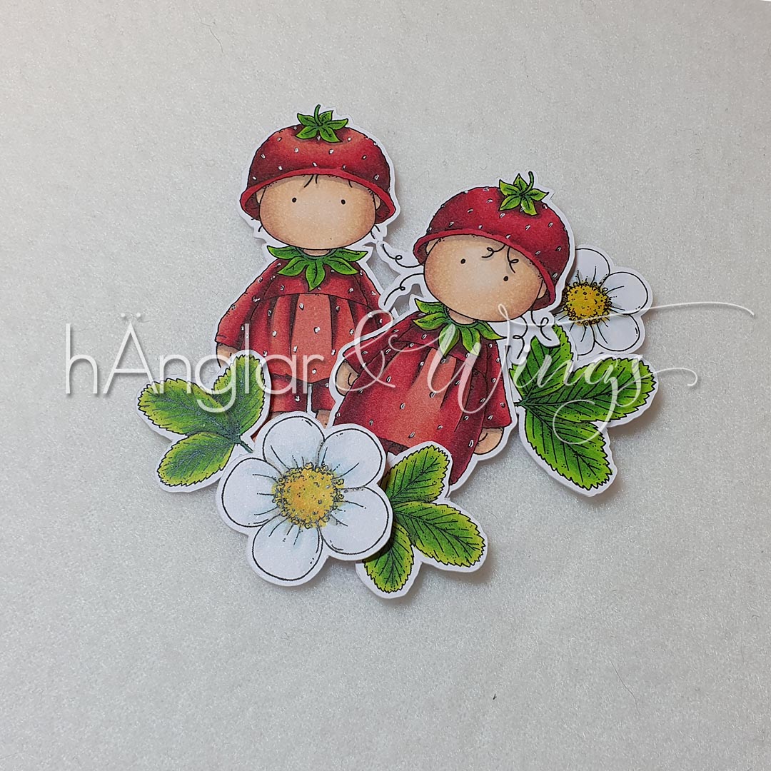 HW  Clear Stamps  - Jordgubbar - 2