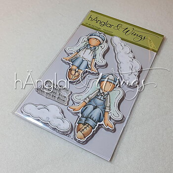 HW  Clear Stamps  - Uti det blå hÄnglar