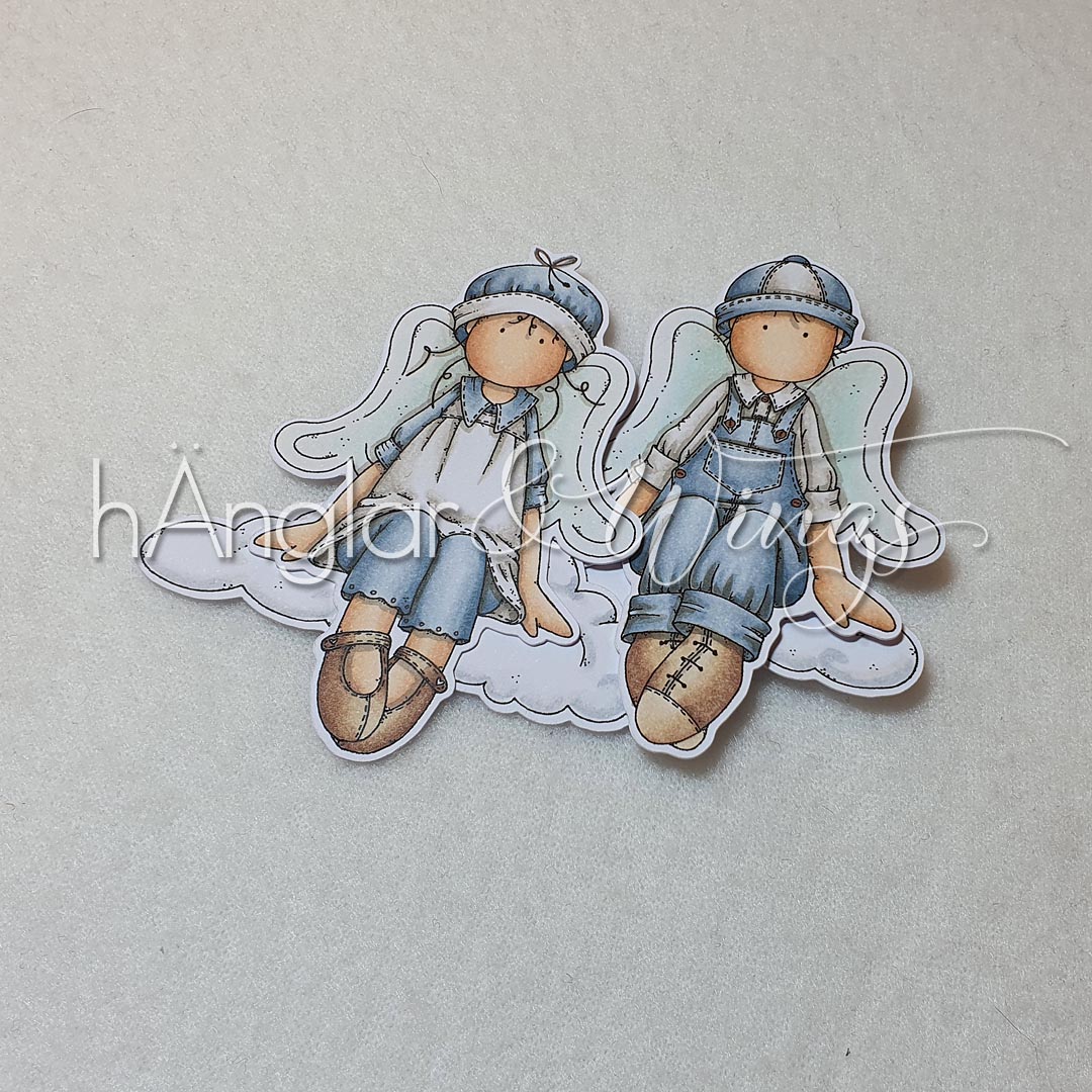 HW  Clear Stamps  - Uti det blå hÄnglar - 2