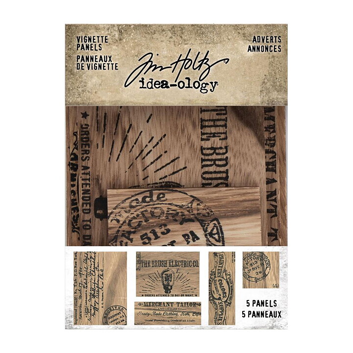 Tim Holtz Idea-Ology - Vignette Panels Adverts