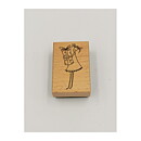 Panduro Rubber Stamps Second Hand - Girl With Present