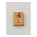 Panduro Rubber Stamps Second Hand - Girl With Bags