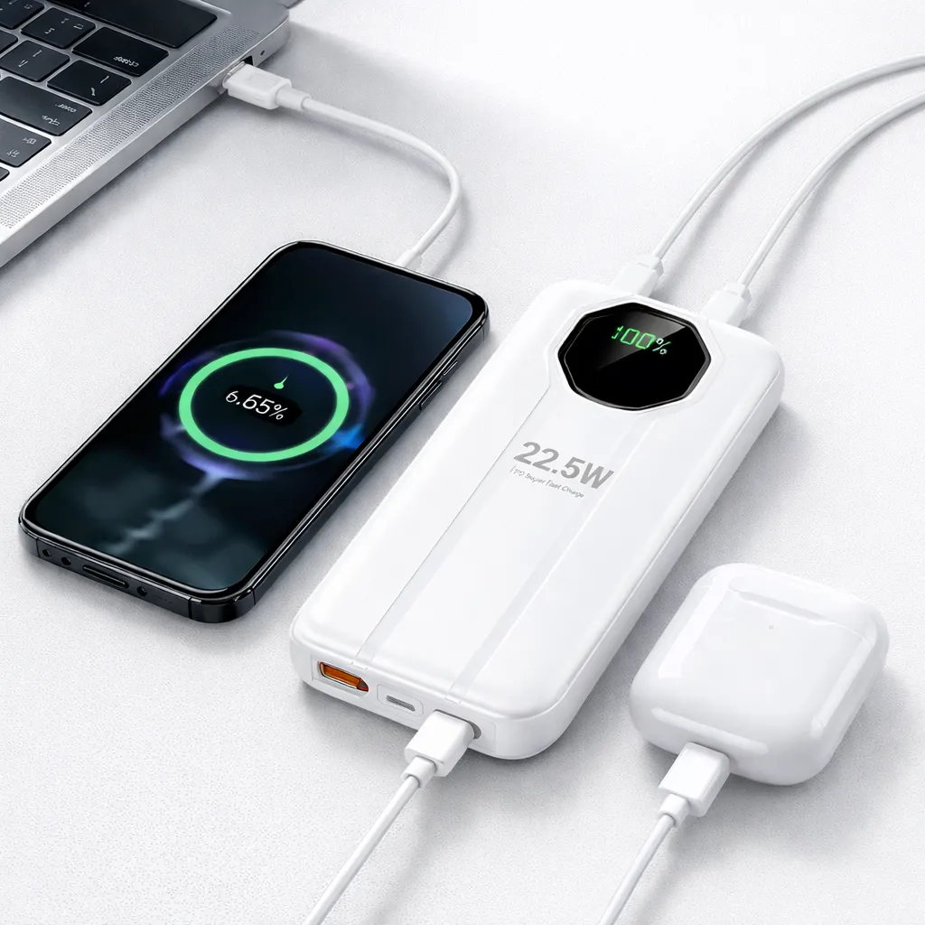 SiGN Super Powerbank 20000mAh, 22.5W - Vit - 2