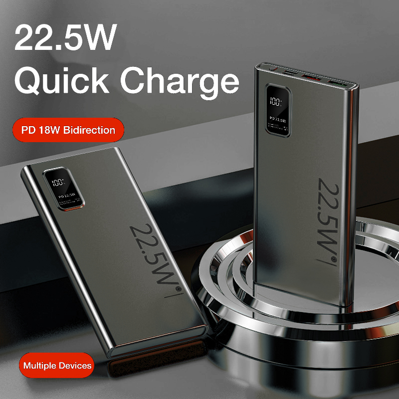 SiGN Super Powerbank 10000mAh, 22.5W - Vit - 4