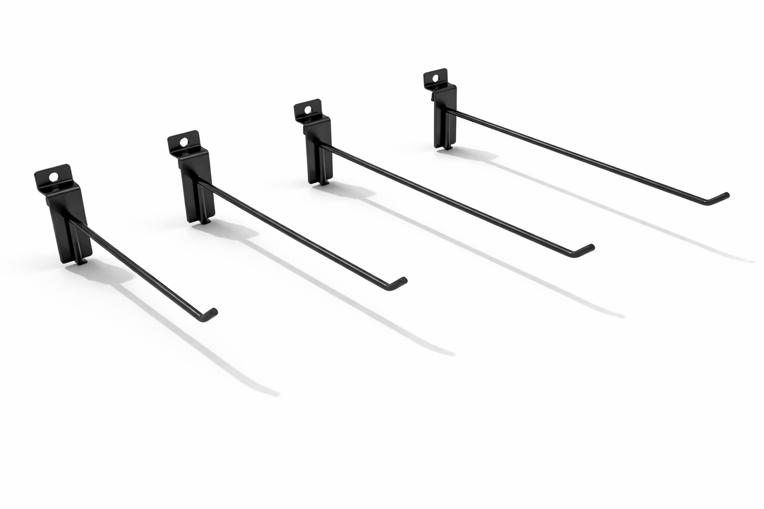 Enkelspjut för spårpanel - Svart