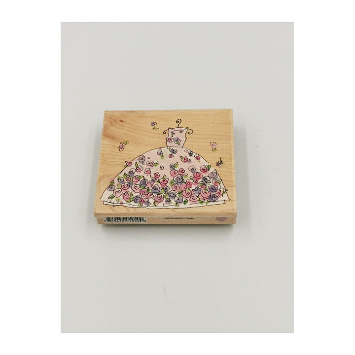 Hampton Art  Rubber Stamps Second Hand - Dressed In Roses