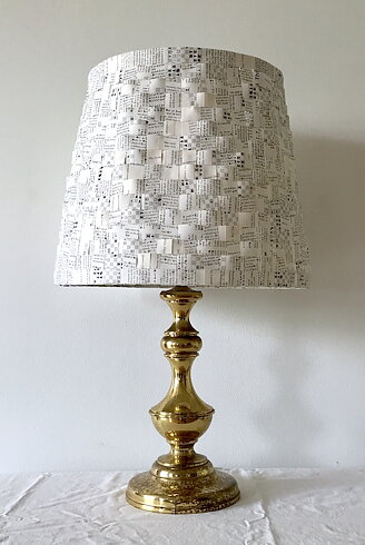 SÅLD Lampskärm #2 Mässing stor