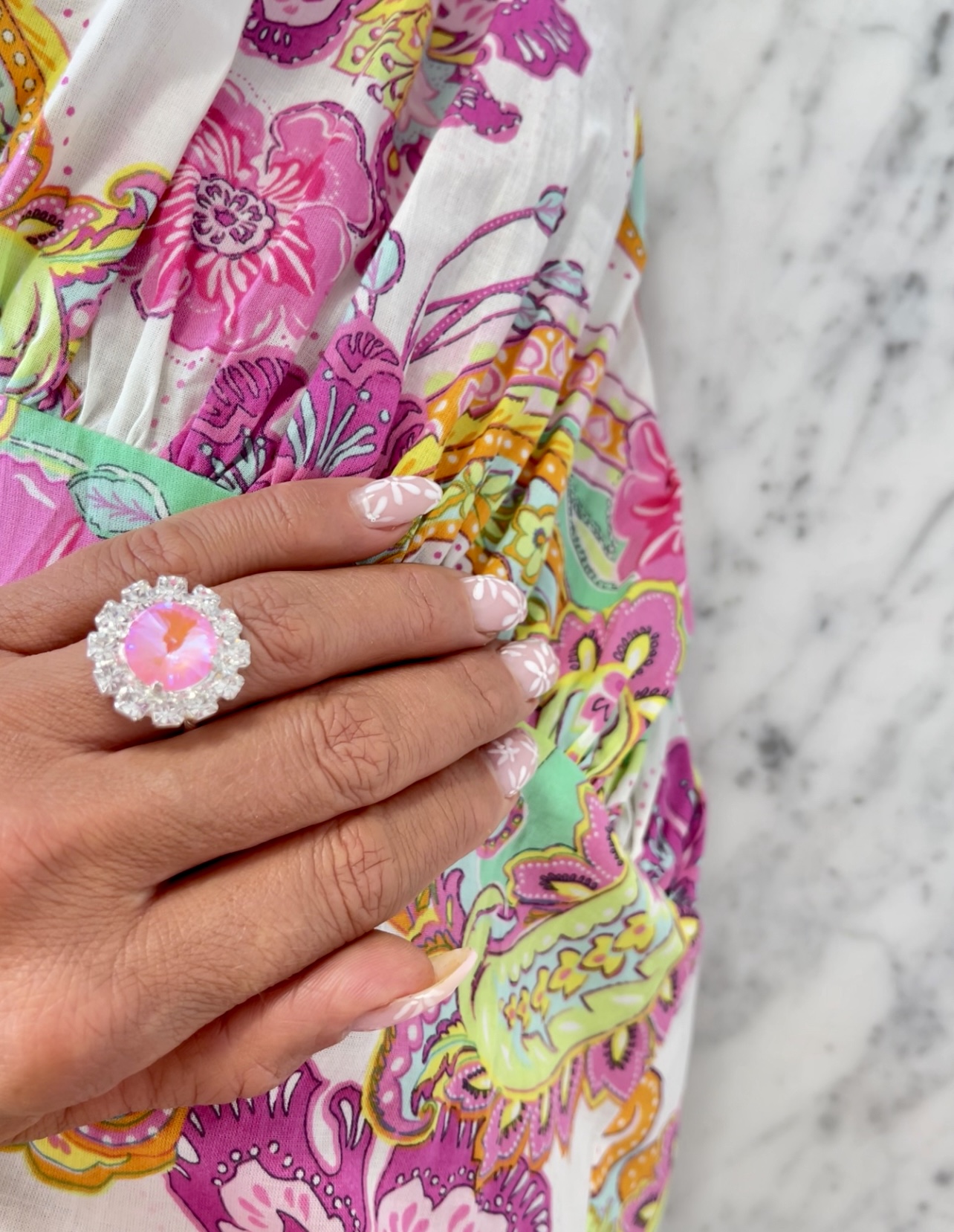 Ring Meghan Powder Rose Delite Silver - 4