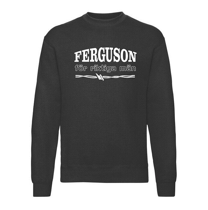 Sweatshirt Ferguson logo "för riktiga män"-Svart