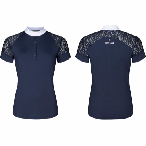 Equipage Brooke SS Showshirt navy