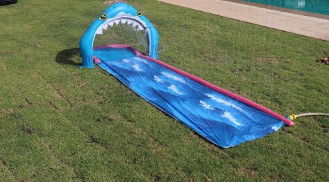 Spring Summer Water Slide, Shark Slider 3 m - 3