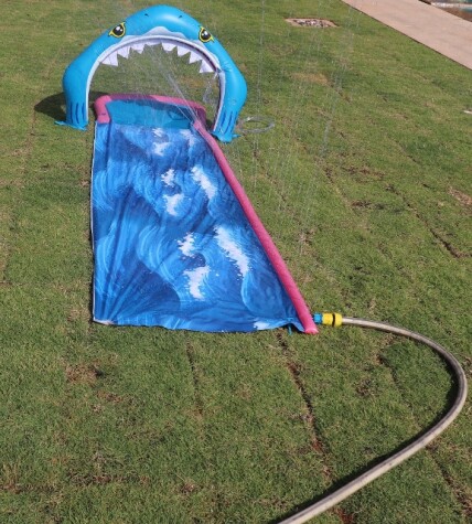Spring Summer Water Slide, Shark Slider 3 m - 4