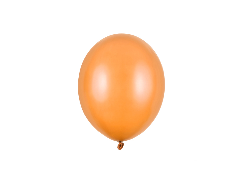 Miniballonger metallic | 12 cm | 100-pack | Orange