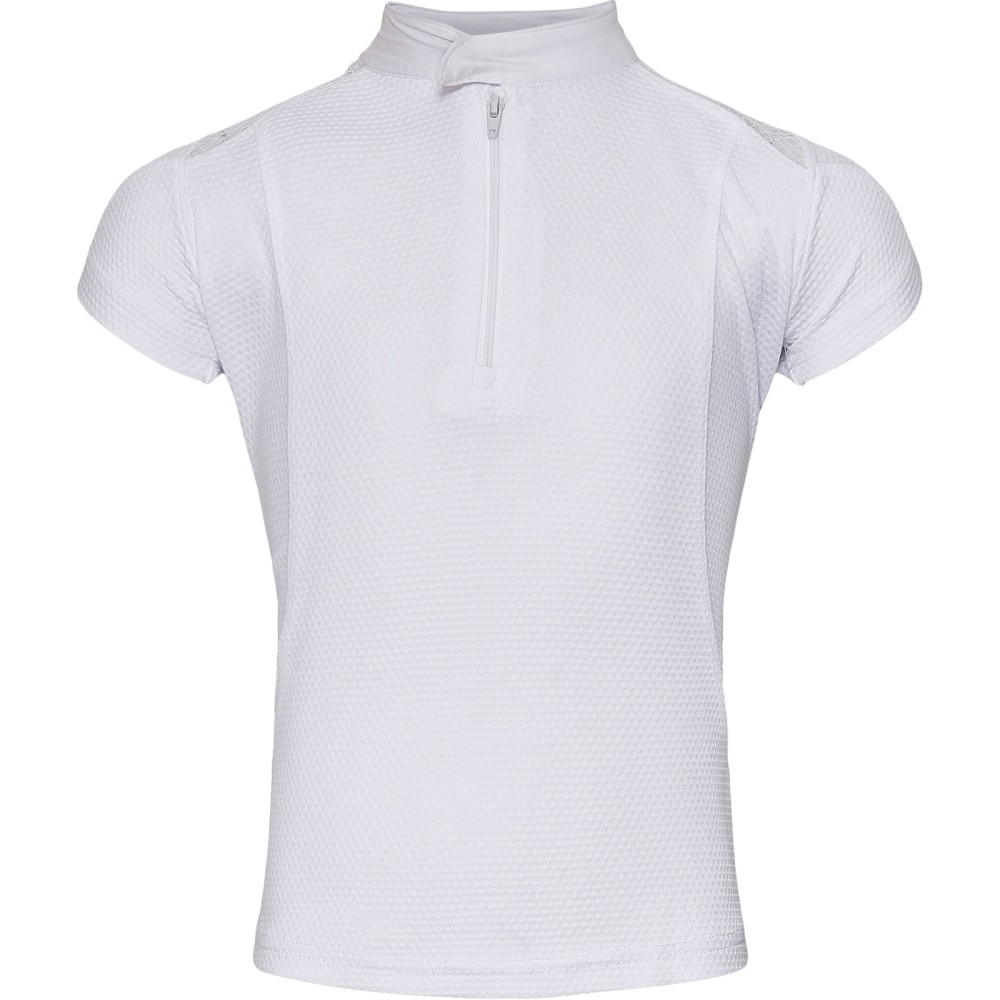 Equipage Fleur S/S Showshirt hvit barn og voksen