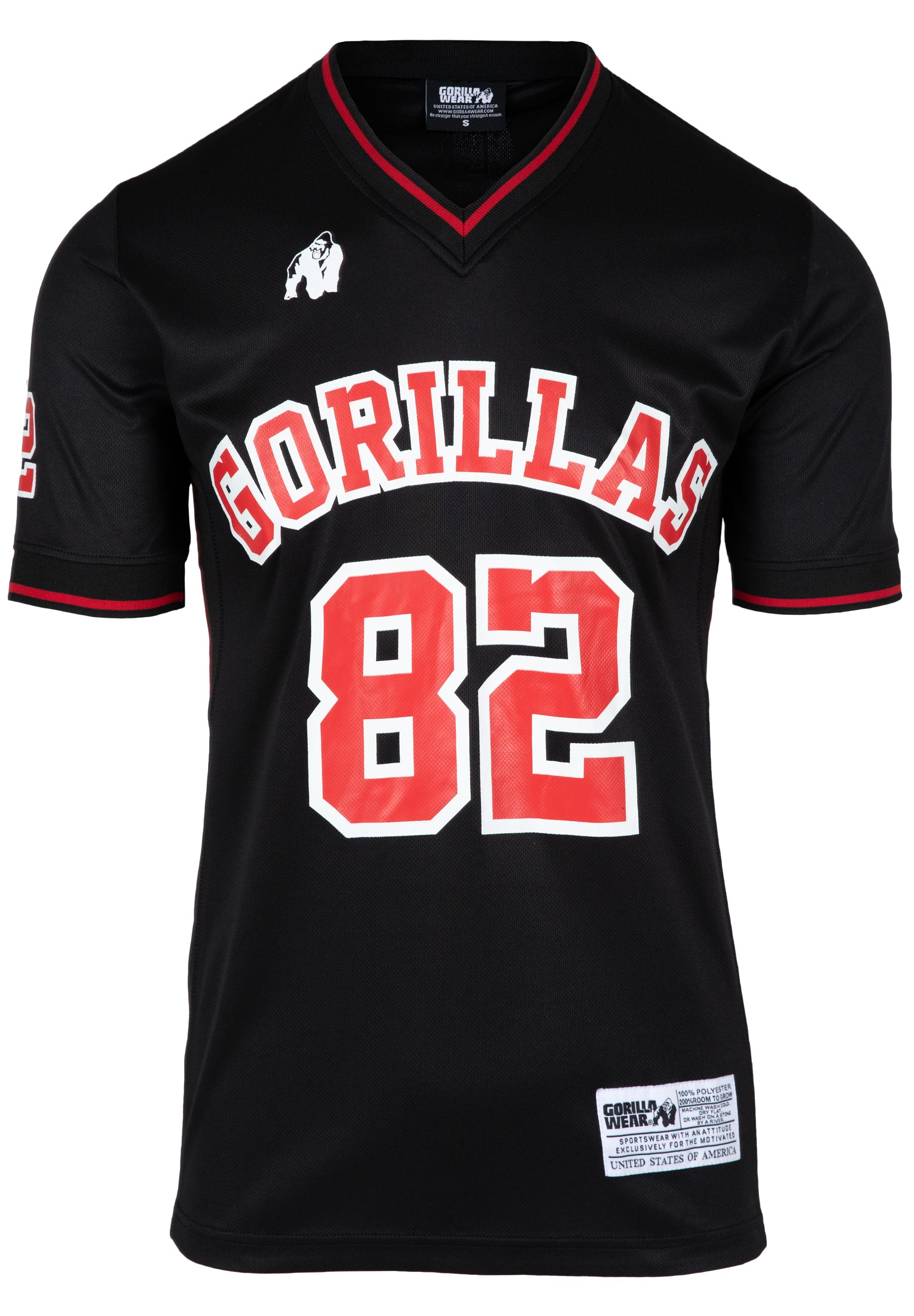 San Mateo T-Shirt, black/red - 5
