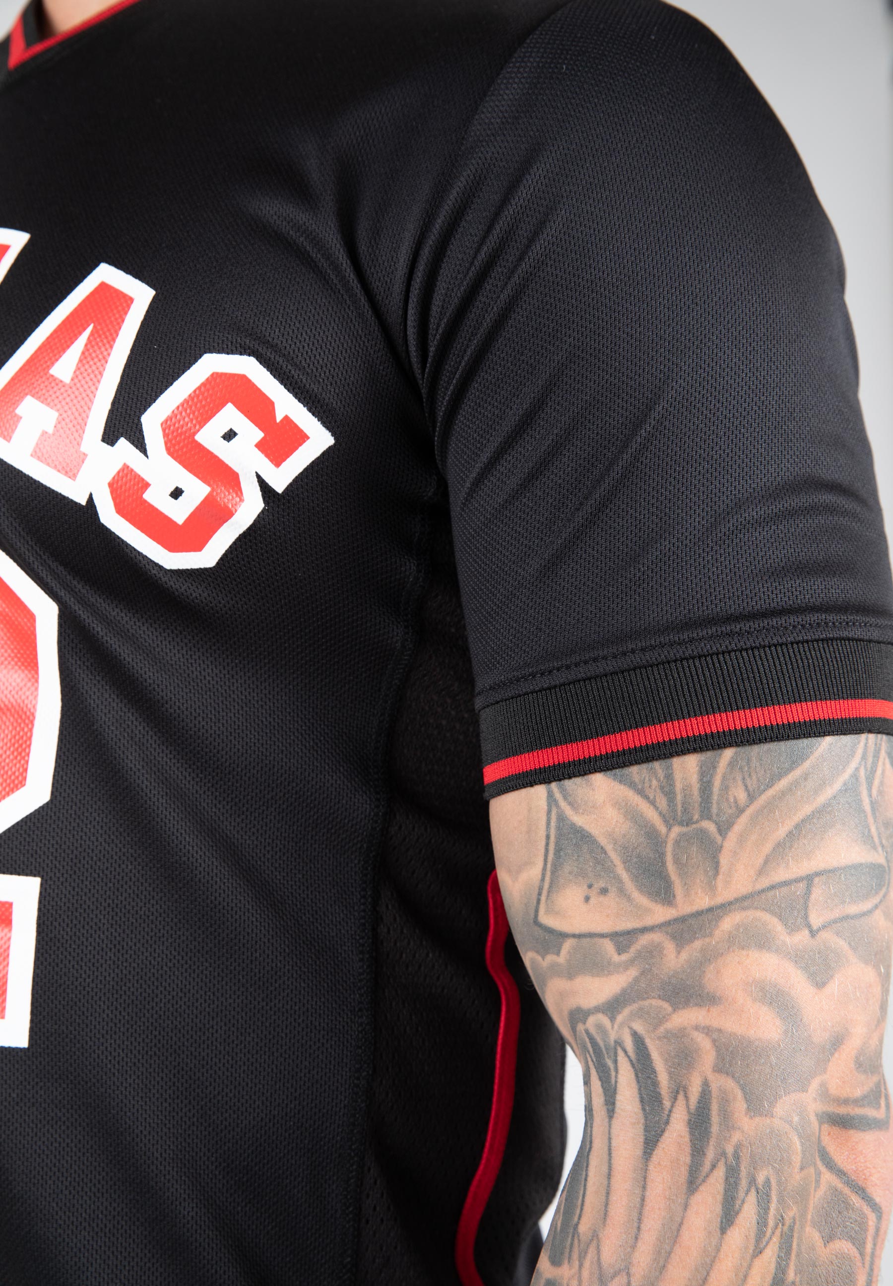 San Mateo T-Shirt, black/red - 7