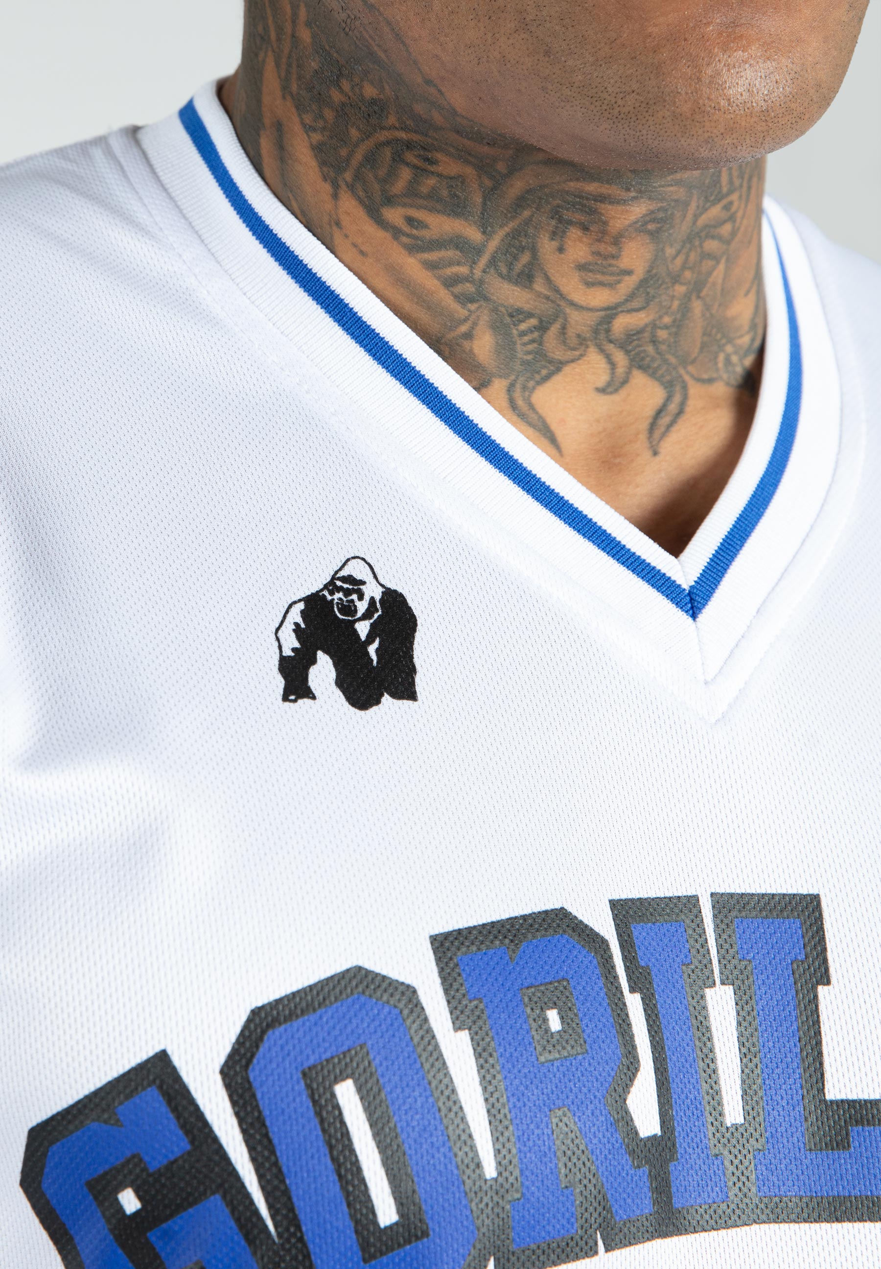 San Mateo T-Shirt, white/blue - 8