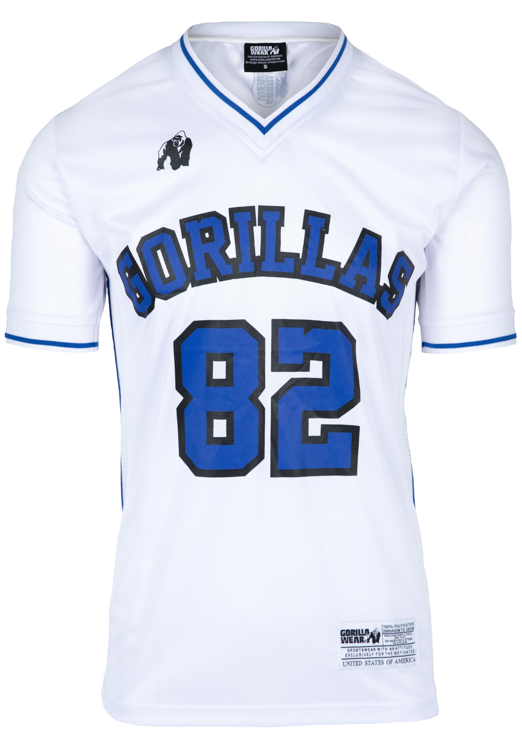 San Mateo T-Shirt, white/blue - 4