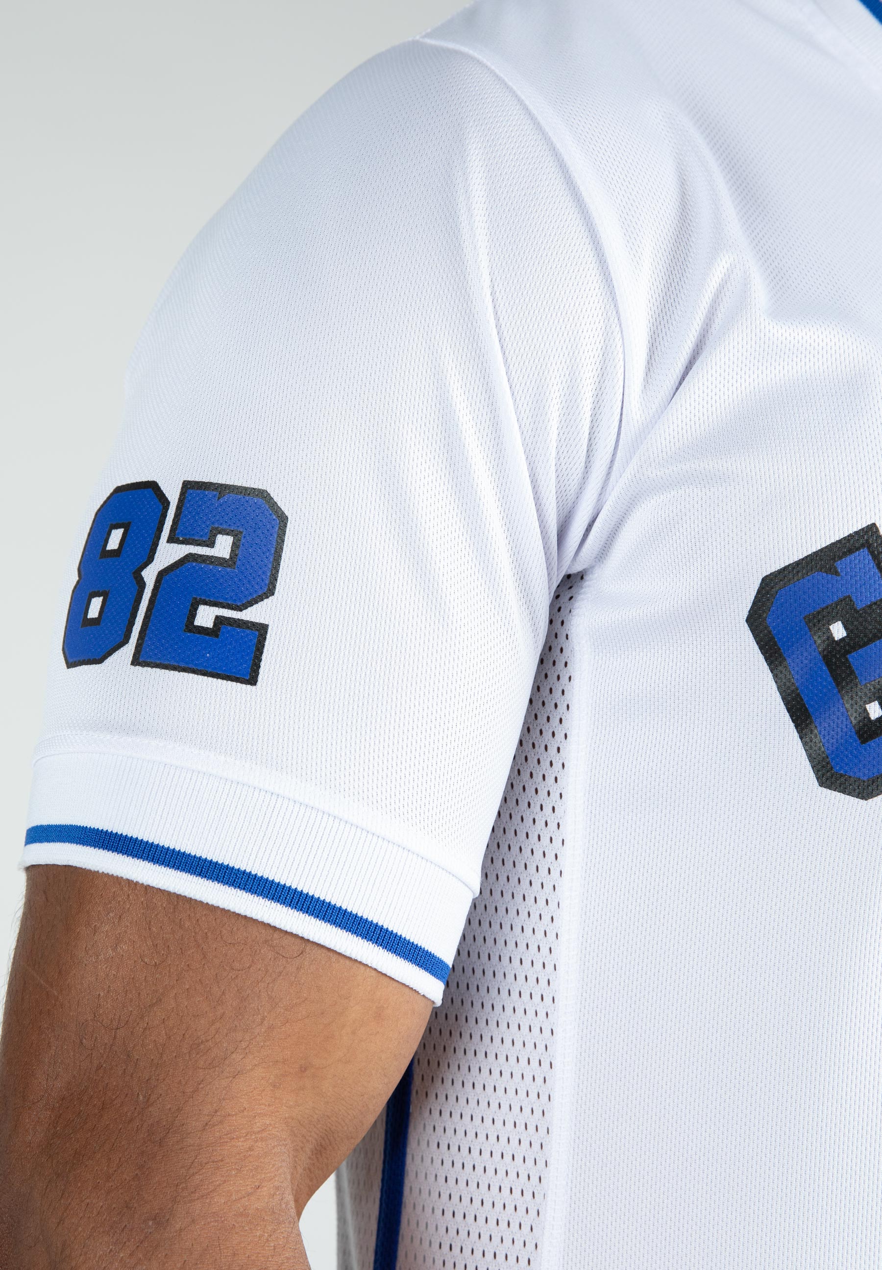 San Mateo T-Shirt, white/blue - 9