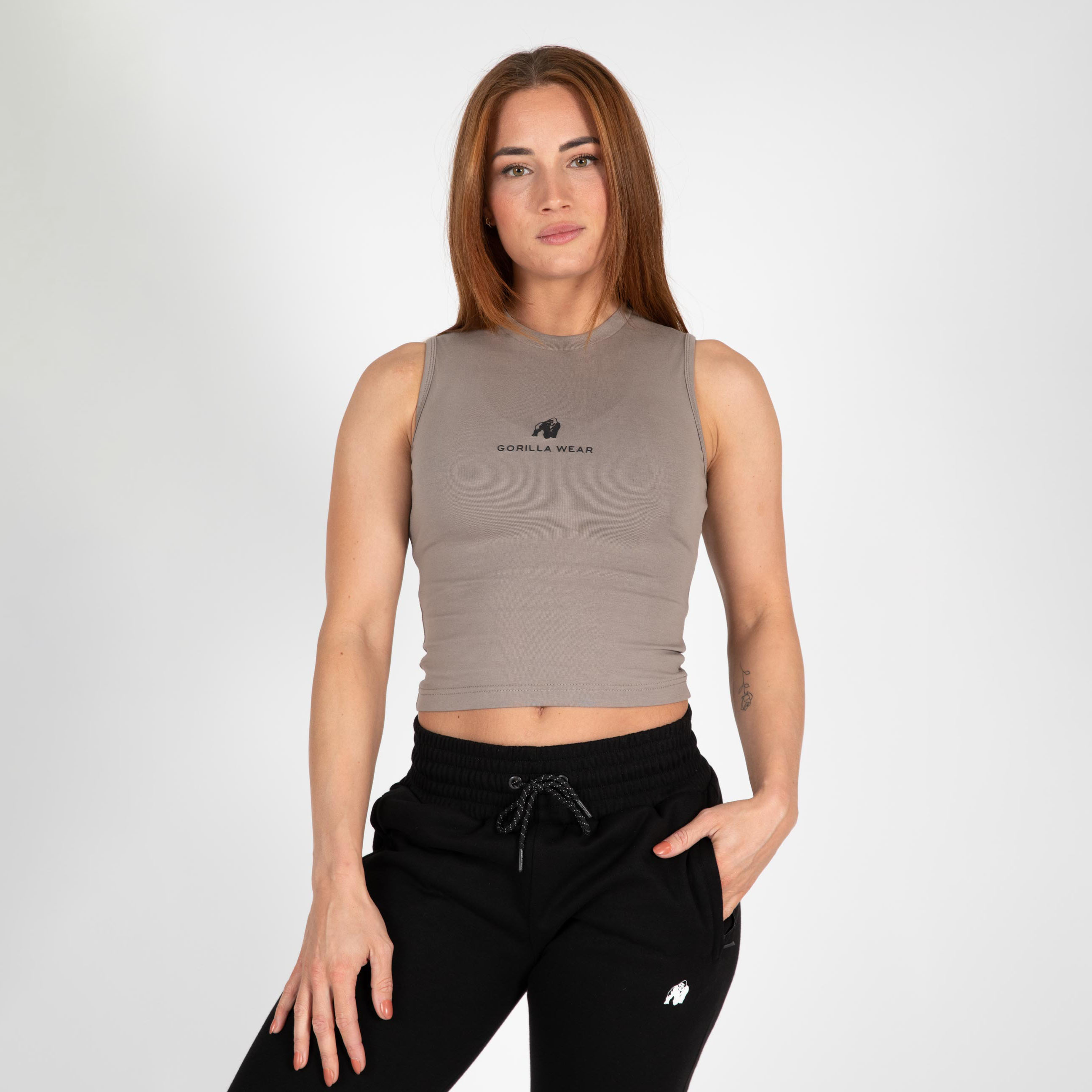 Livonia Crop Top, beige