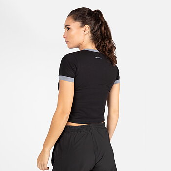 New Orleans Cropped T-Shirt, black