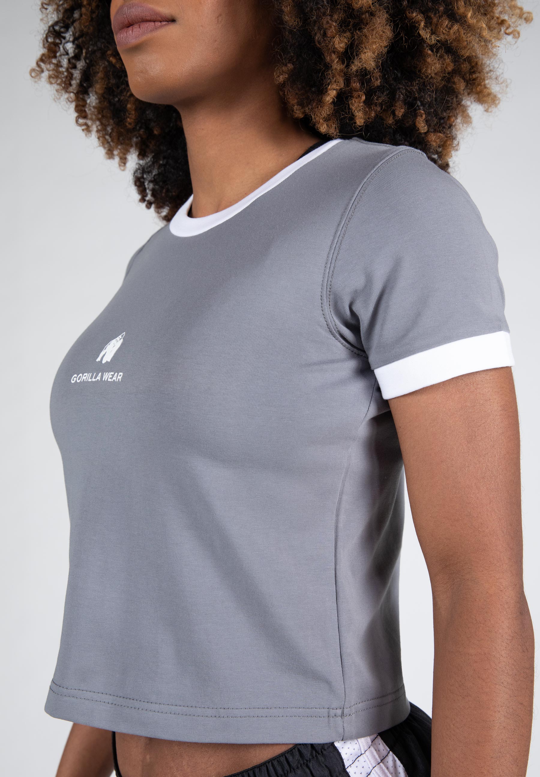 New Orleans Cropped T-Shirt, grey - 7