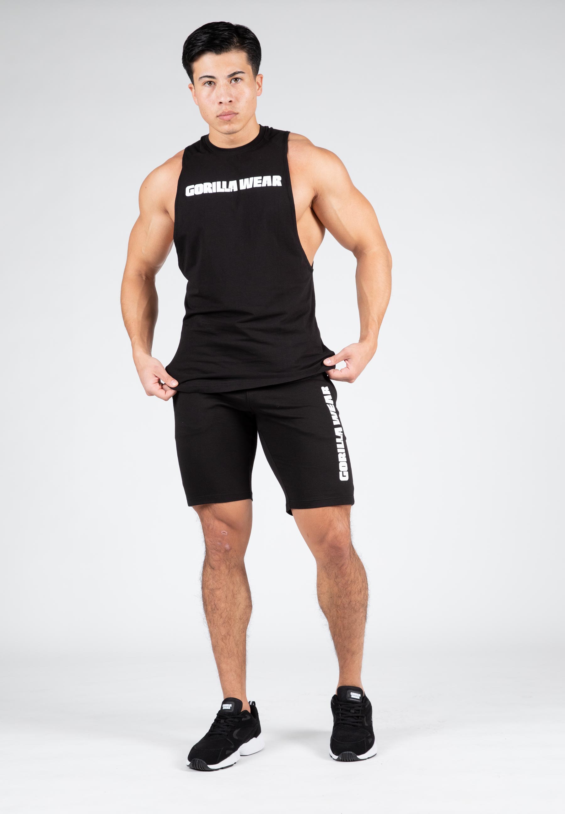 Milo Drop Armhole Tank Top, black - 8