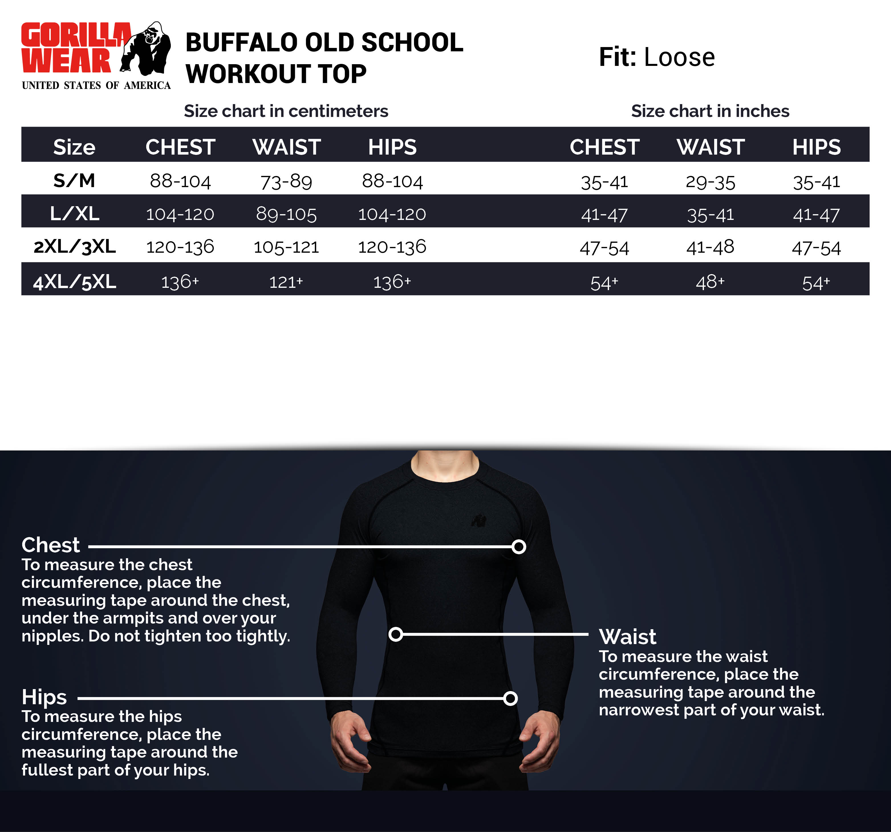 Buffalo Old School Workout Top, black/red - 3