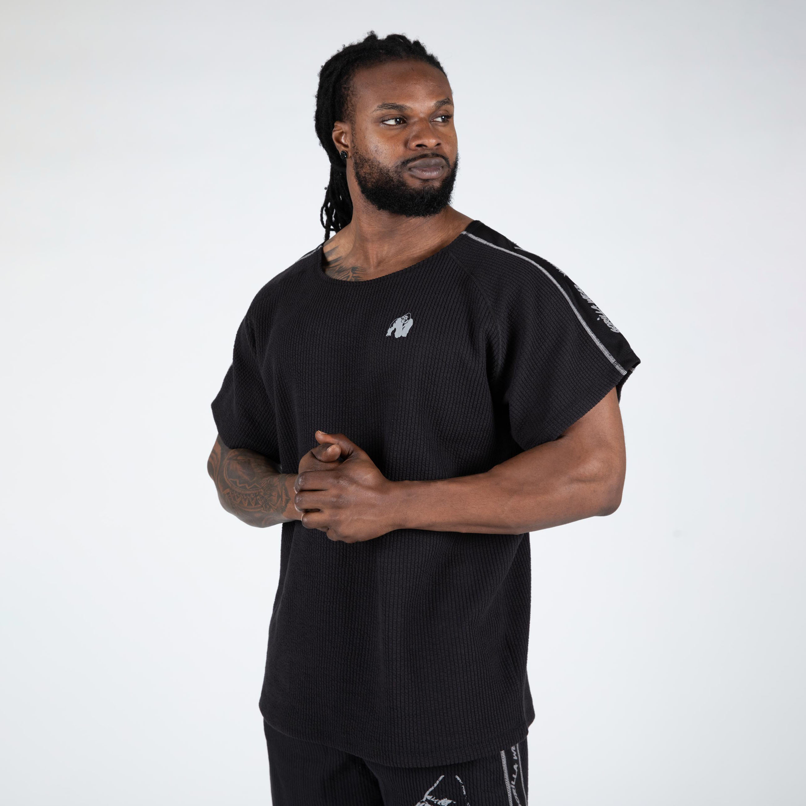 Buffalo Old School Workout Top, black/grey Gorilla Wear Sweden