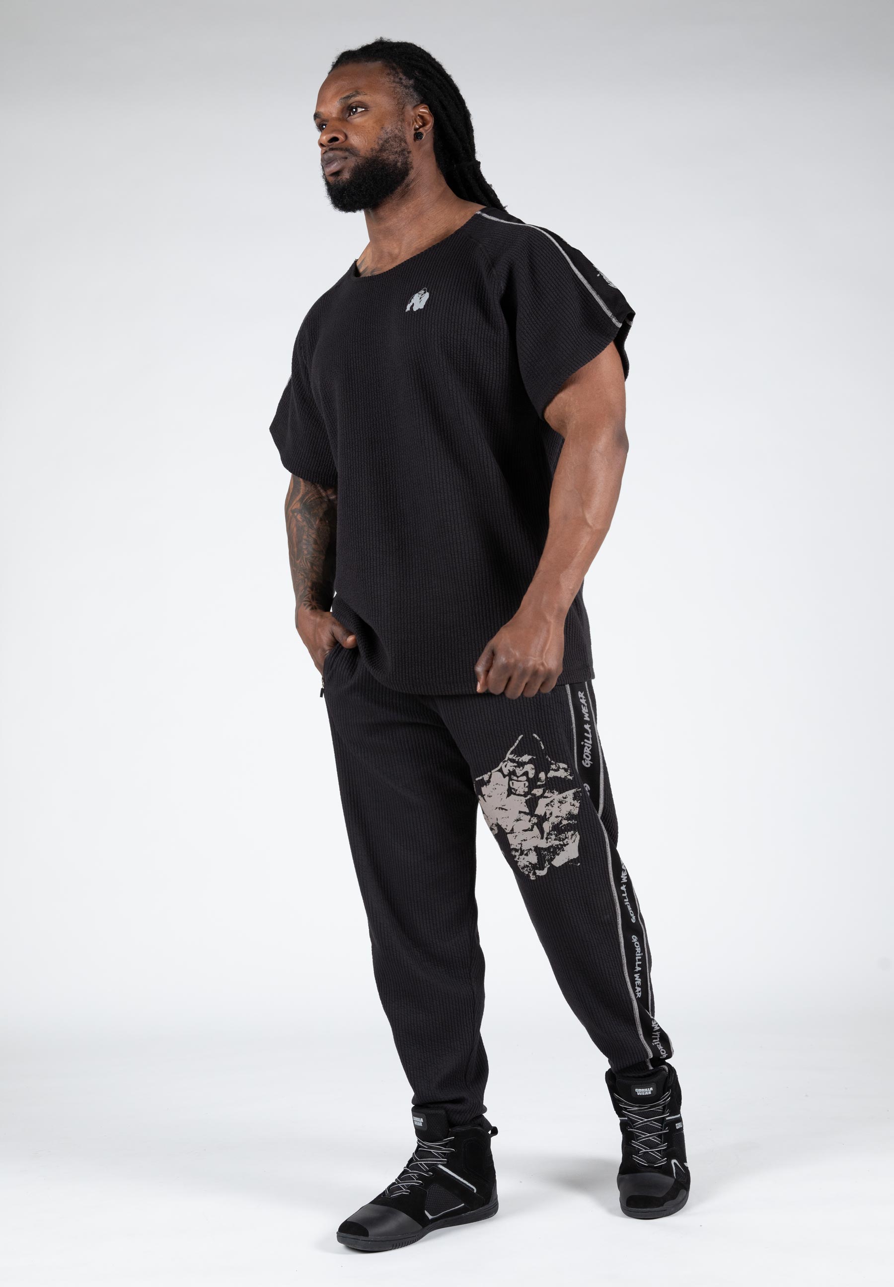 Buffalo Old School Workout Pants, black/grey - 19