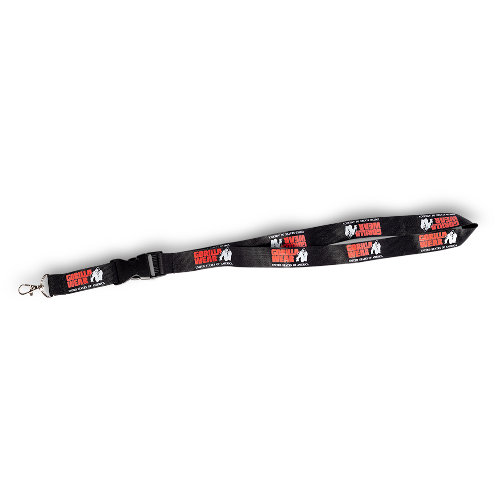 Eloy Lanyard, black/red - 2