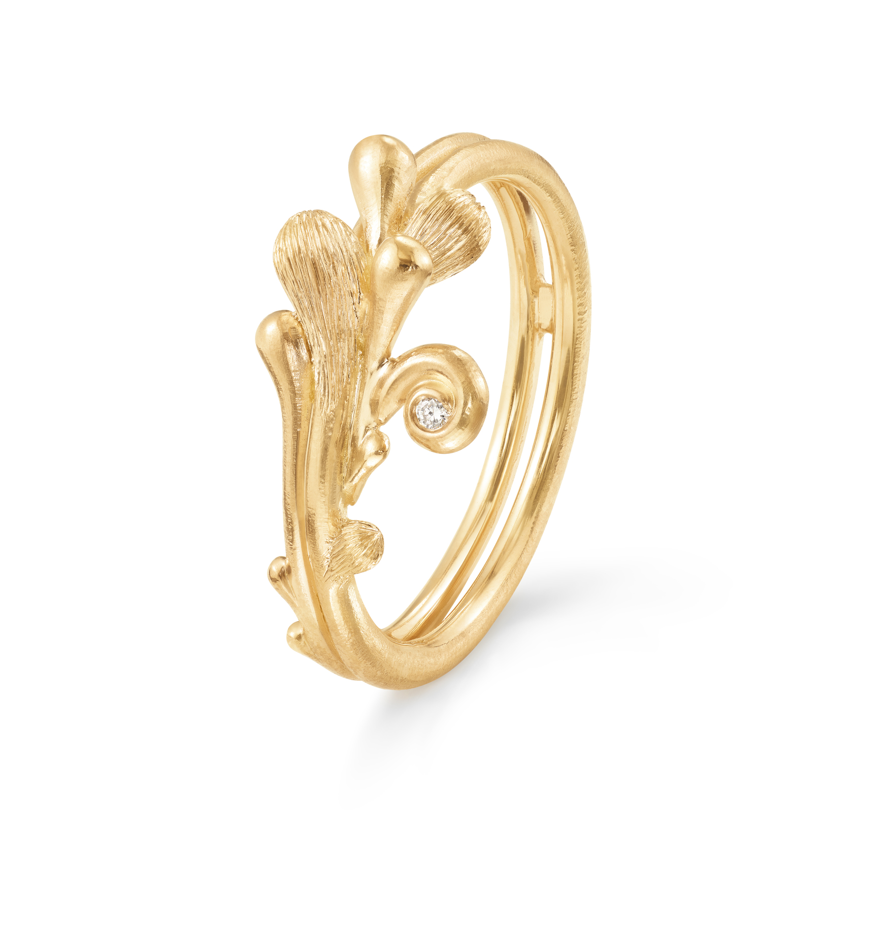 BoHo Ring 18k med Dia