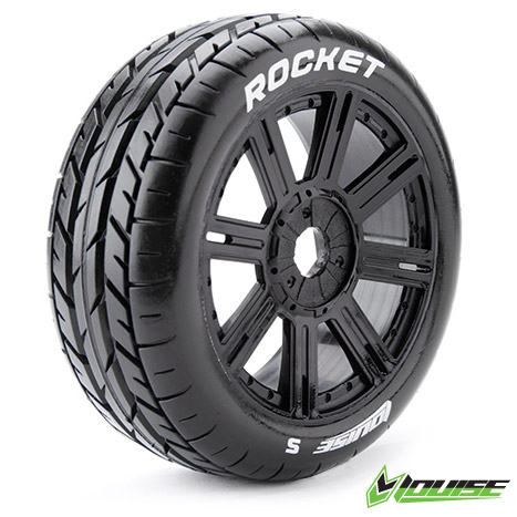 Däck & Fälg B-ROCKET 1/8 Buggy Sport Par