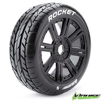 Däck & Fälg B-ROCKET 1/8 Buggy Sport Par
