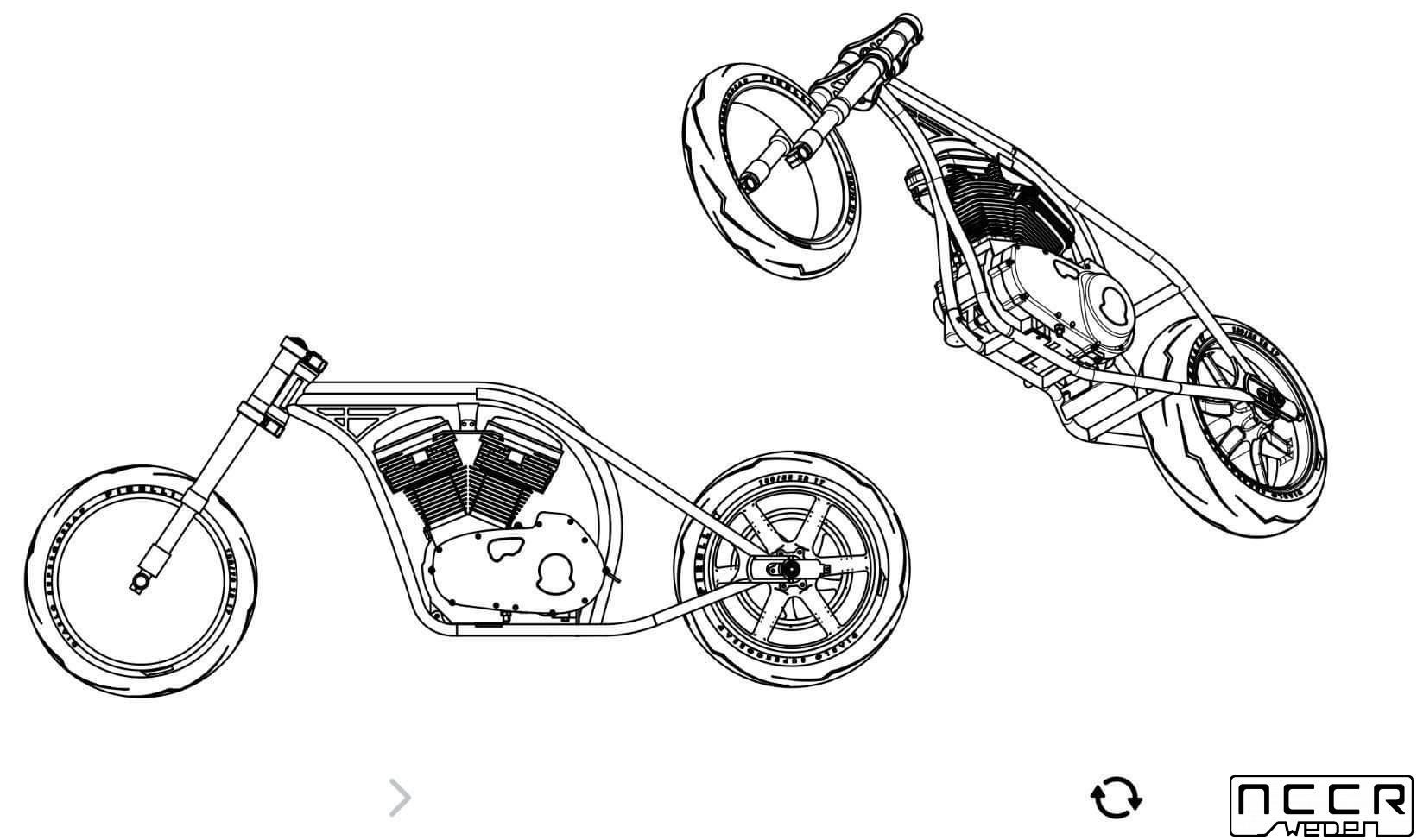 NCCR Shotgun Hardtail Frame Docol steel - 5
