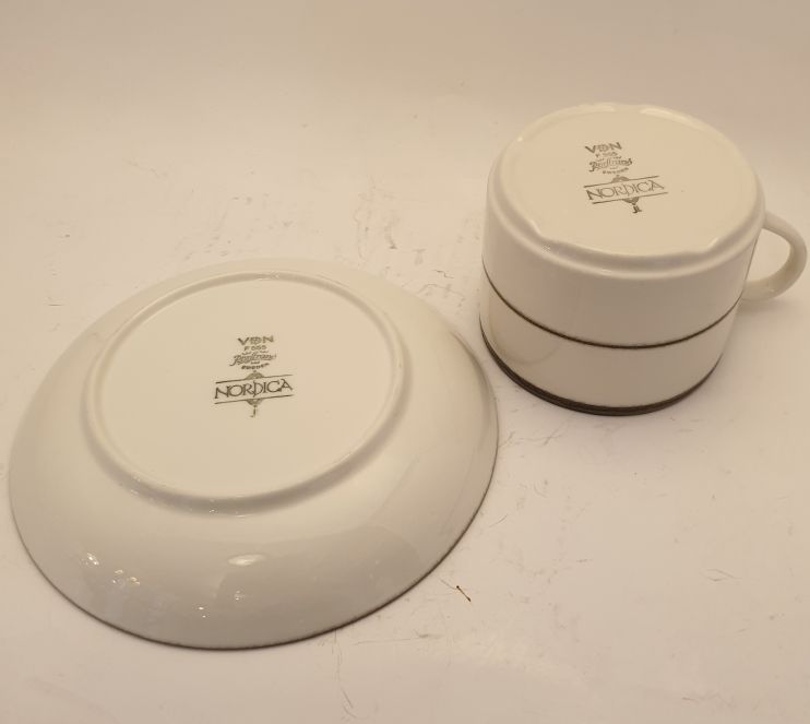 Nordica tekopp och fat - 3