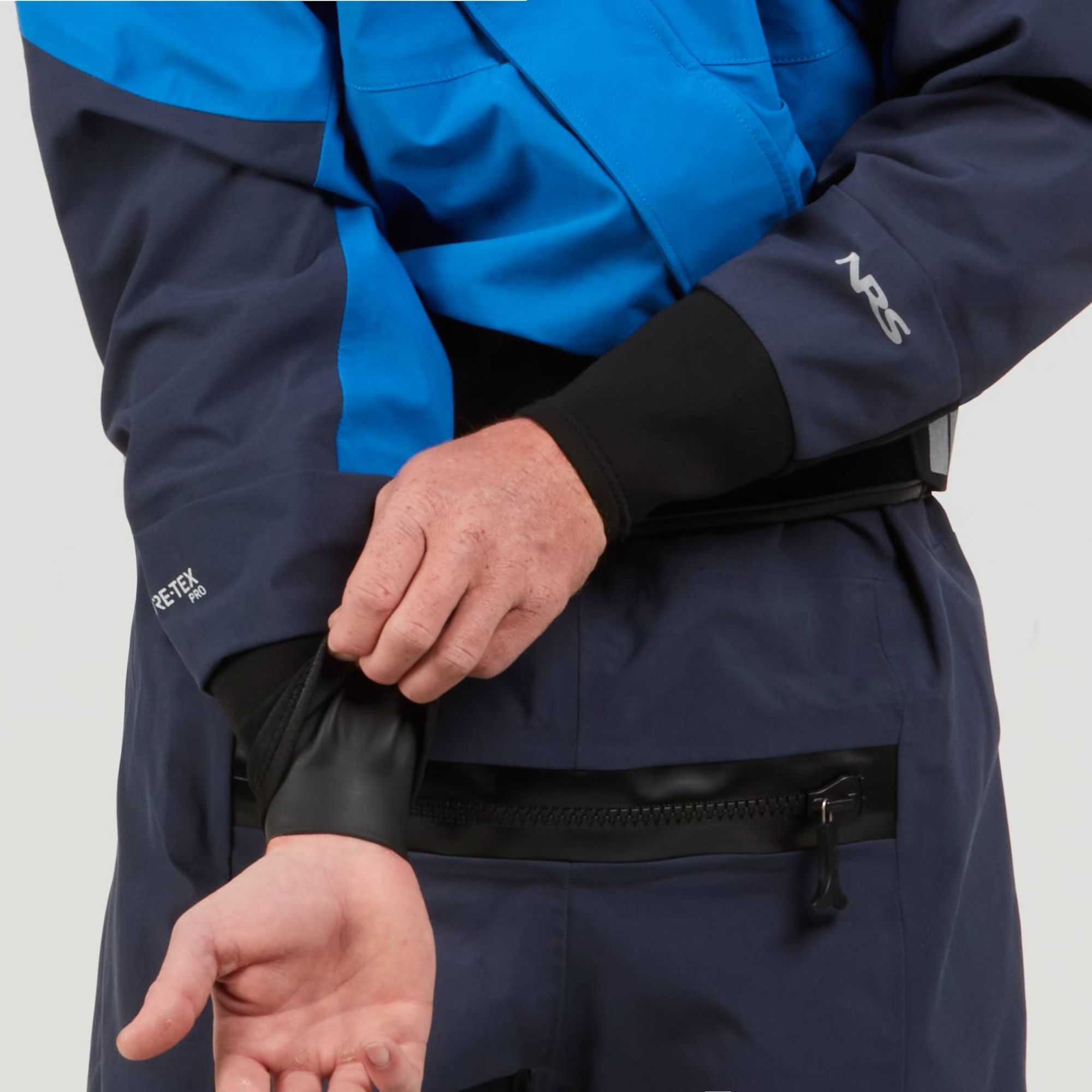 NRS Men's Axiom GORE - TEX Pro dry suit Blue - 8