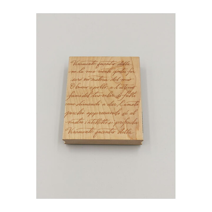 Hero Arts Rubber Stamps Second Hand - Italian Poetry Background