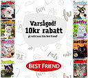 Prenumeration helår 8 nr Sverige med Best Friend-premie