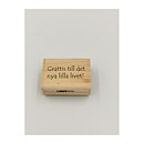 Reprint Rubber Stamps Second Hand - Baby Grattis