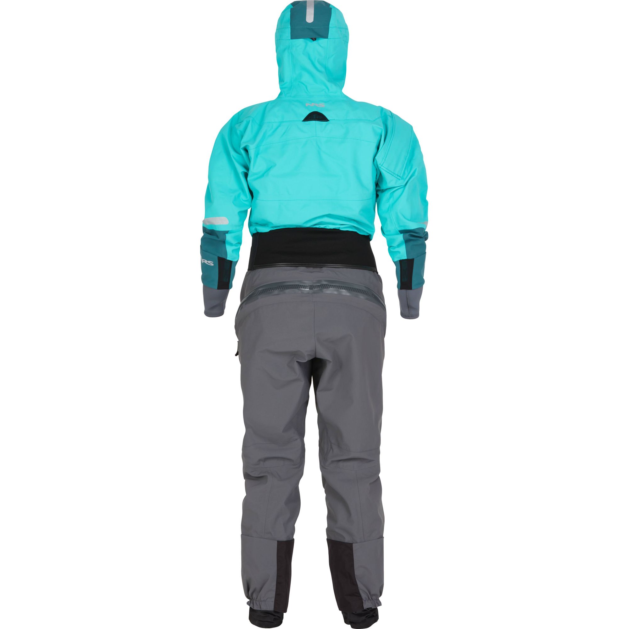 NRS Women's Navigator Comfort neck GORE -TEX Pro Dry Suit Aqua - 2