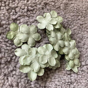 Blommor 25 st -Grön